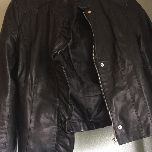 Michael Kors Leather Jacket - Picture 3 of 8